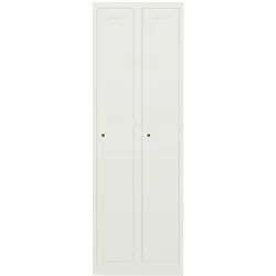 Garderobenschrank Primary Locker | 2 Abteile - 696 verkehrsweiß