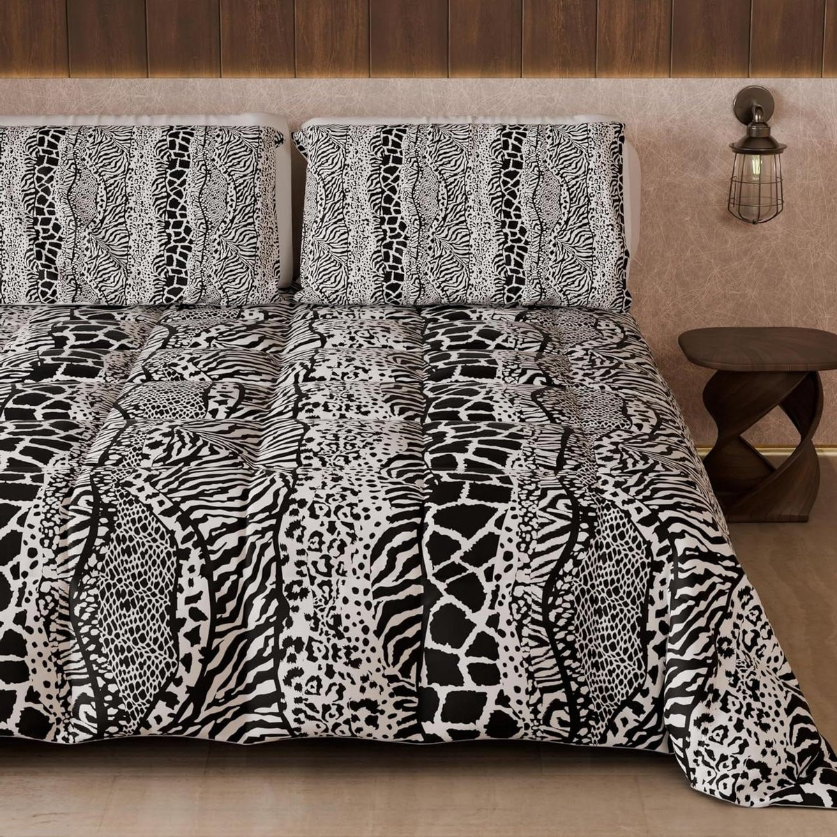 Warm Winter Dekbed voor Dubbel Bed met Dierenprint - 270 x 260 cm