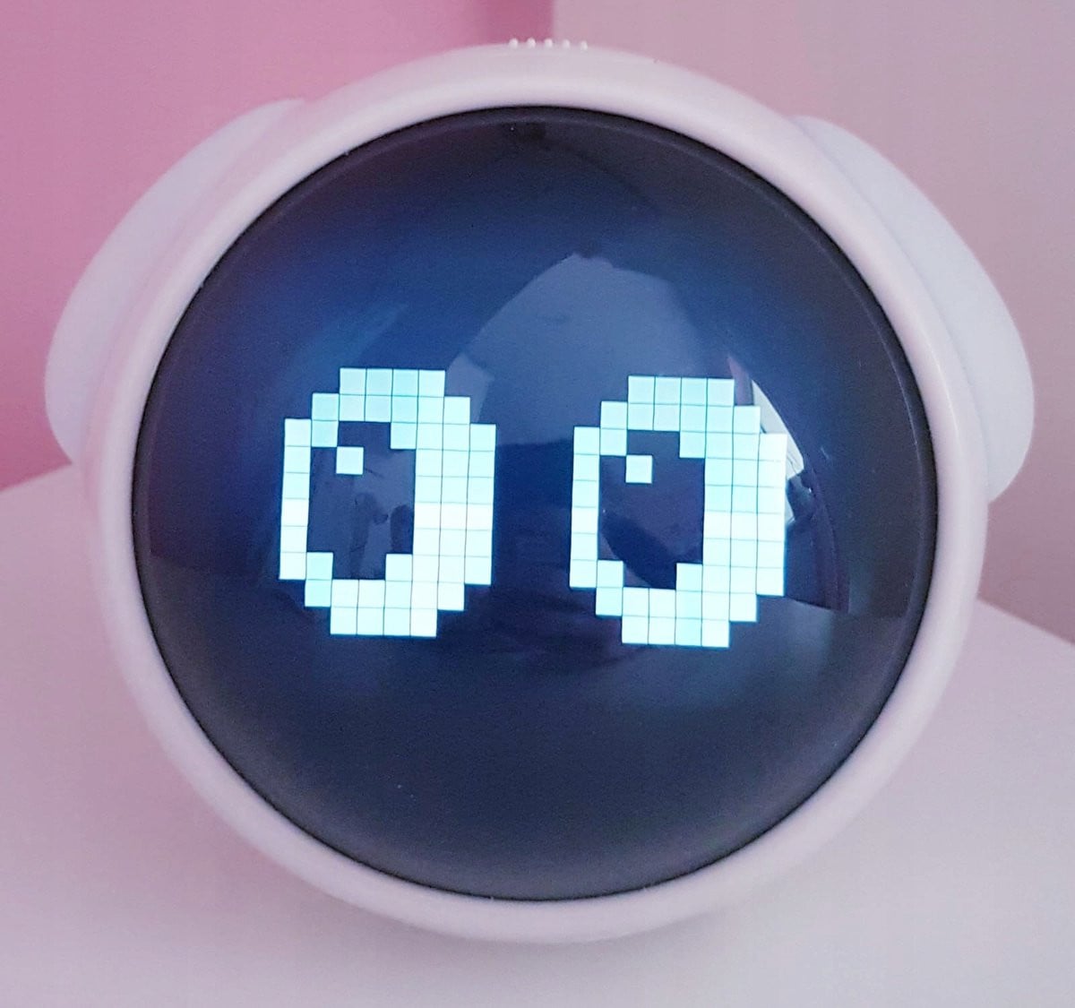 Kinderwekker LED met Emoji, Nachtlampje en Temperatuur