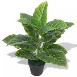 Décoshop26 - Künstliche Taro-Pflanze mit Topf 45 cm grün DEC021912 DEC021912
