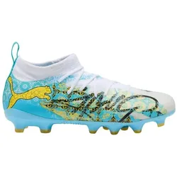Puma, Unisex, Fussballschuhe, Future 9 Match Playmaker Fg/Ag Jr, Weiss, Mehrfarbig
