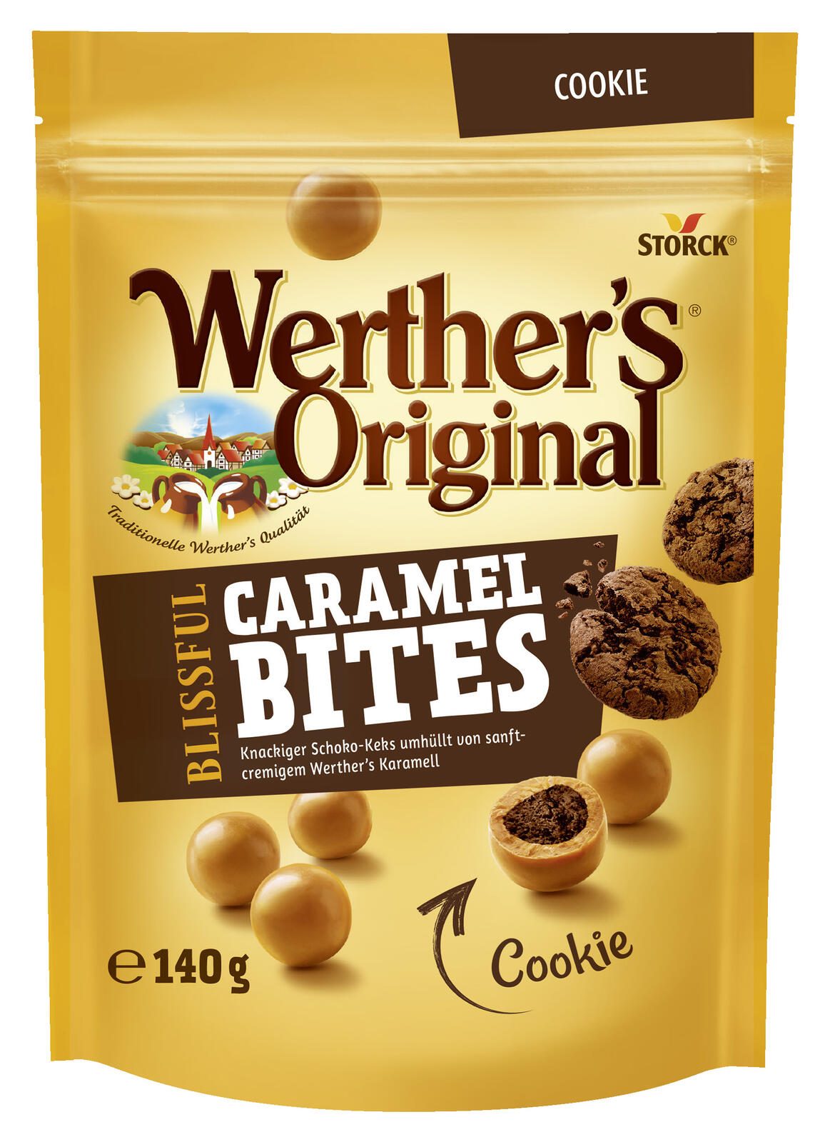 Werther´s® Original Blissful Caramel Bites Cookie 140,0 g 176056