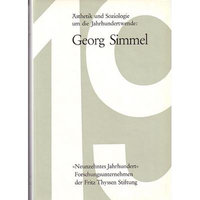 Ästhetik und Soziologie um die Jahrhundertwende: Georg Simmel, Gebundene Ausgabe von Hannes Böhringer,Karlfried Gründer, Klostermann, Vittorio,