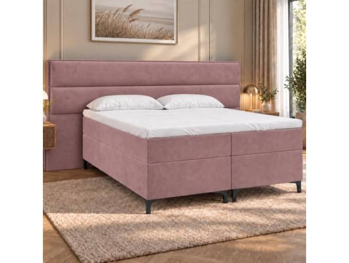 Best For Home Boxspringbett Tito Bonellfederkern inkl. 2X Nachttisch und Topper T-30 - Boxspringbett mit Bettkasten, mit Lieferung