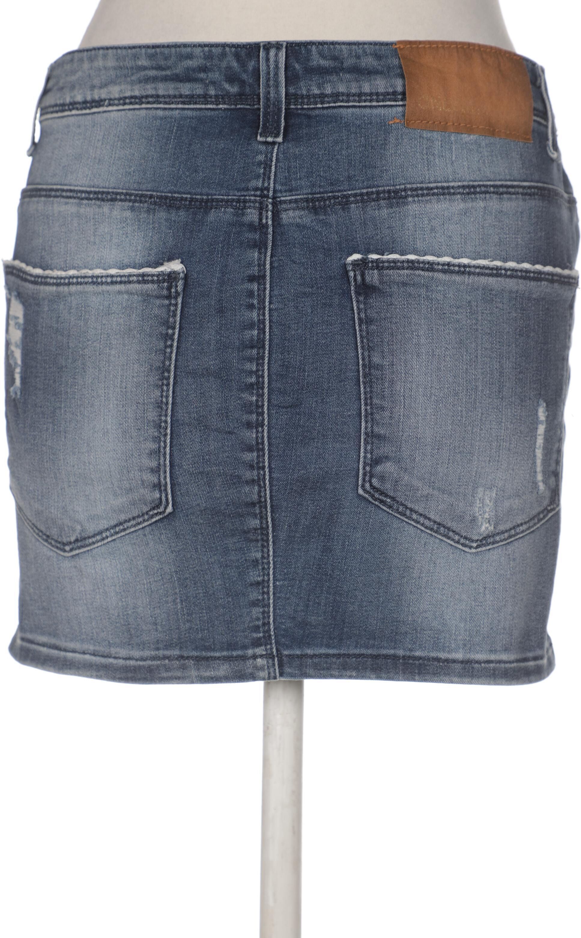 Only Damen Rock, Blau, Kurz-Gr. EU 28, kein / Etikett - Second Hand