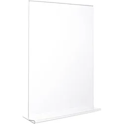 T-Aufsteller, Hochformat, bruchfest, PET A4, transparent