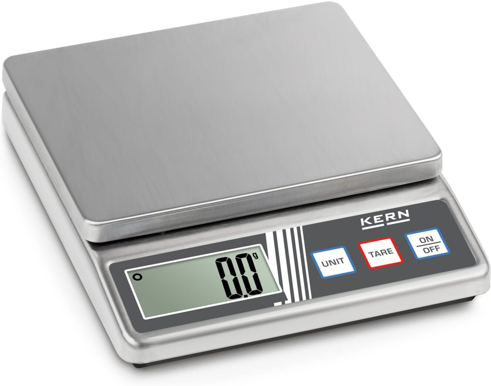 Kern Tischwaage FOB 500-1S+C kalibriert, Wägebereich 500 g, Ablesbarkeit 0,1 g ; KERN & Sohn)