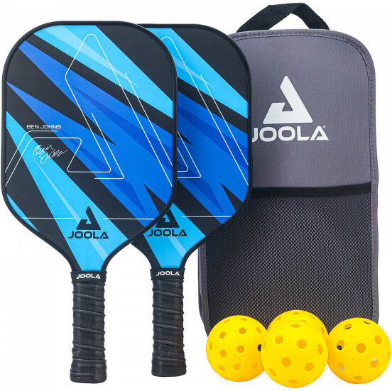 JOOLA Ben Johns Blue Lightning Pickleball Paddle Set
