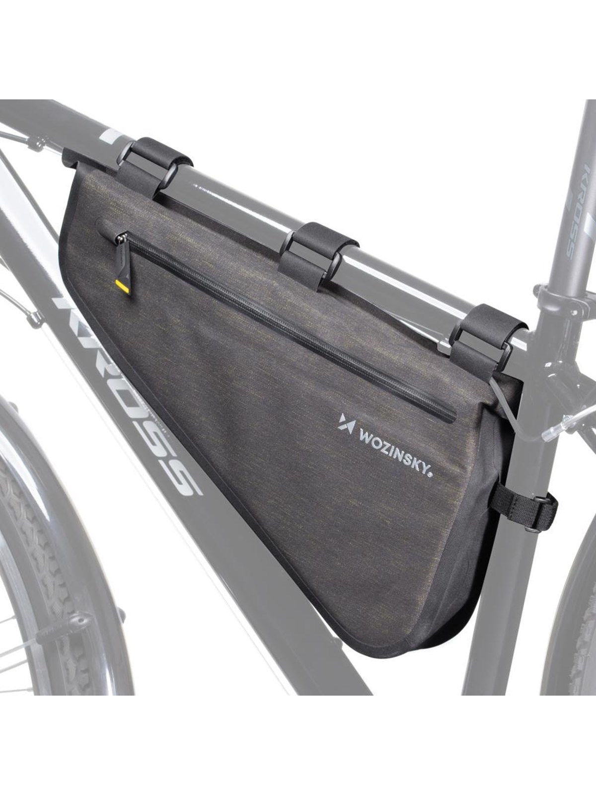 Wozinsky Bicycle Frame Bag 3.5L Gray (WBB15BK)