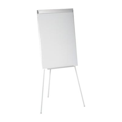 Relaxdays Flipchart Whiteboard, magnetisch, höhenverstellbar, Dreibein, Stifte-Ablage, Alu-Rahmen, HxB: 90 x 60 cm, weiß