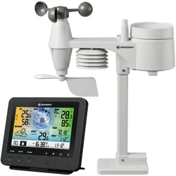 Bresser Wetterstation Weather Center 5-in-1 WLAN Prof. Sensor, Wetterstation, Schwarz