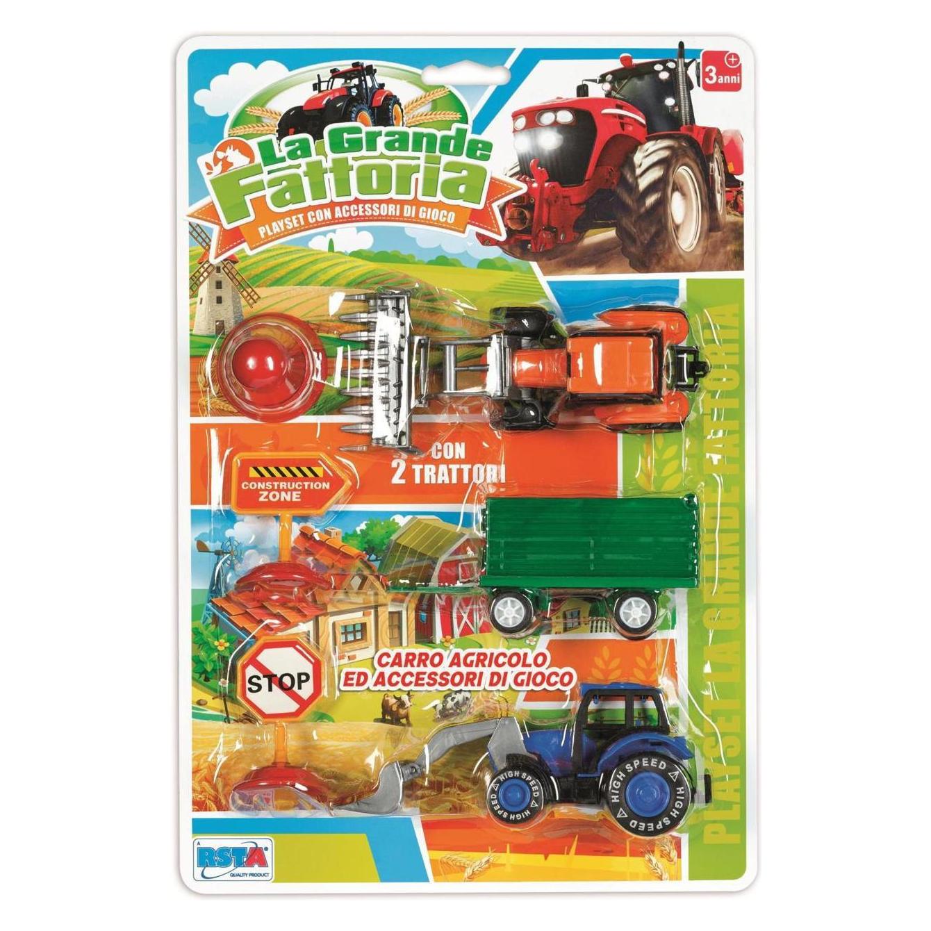 Rs Toys Blister The Big Farm Tractors+Acc.Ri (36934554)