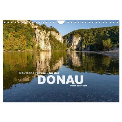 Deutsche Flüsse - An der Donau (Wandkalender 2027 DIN A4 quer), CALVENDO Monatskalender