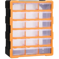 Helloshop26 - Organizer mit mehreren Schubladen und 18 mittleren Schubladen 47 cm 02_0003249