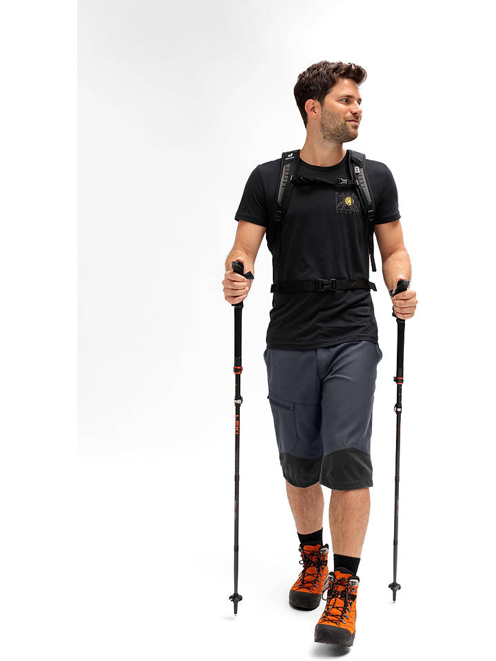 Maier Sports Funktionsshorts "Stoneflex" in Anthrazit - 54