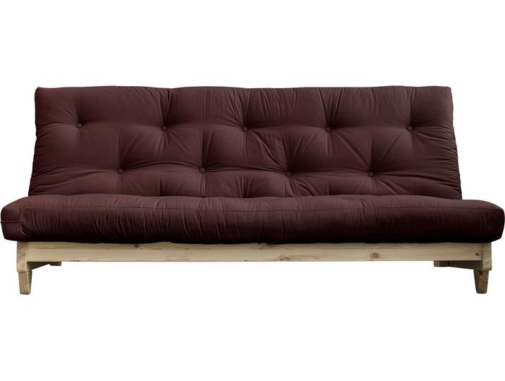 Schlafsofa KARUP DESIGN Fresh , braun, Gestell natur, Sofas, Schlafsofa, inkl. Futonmatratze