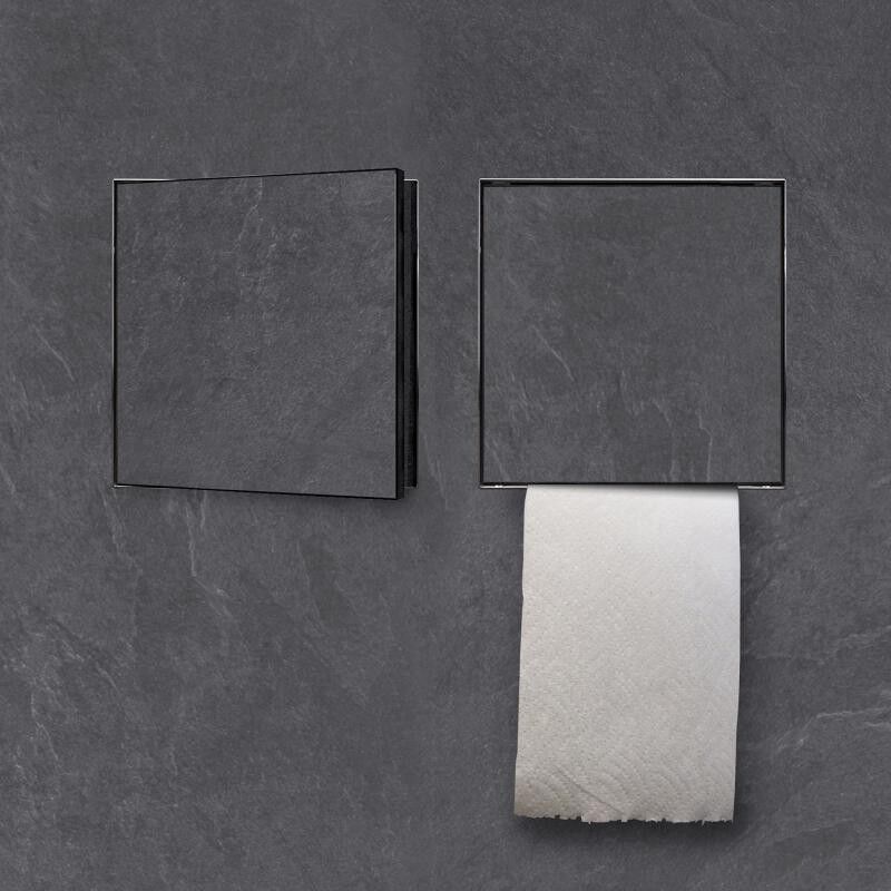 ESS Container T-ROLL befliesbare Anthrazit Wandnische 15x15x14 cm, inkl Rohbauset, BOXT-A-15x15x14 BOXT-A-15x15x14