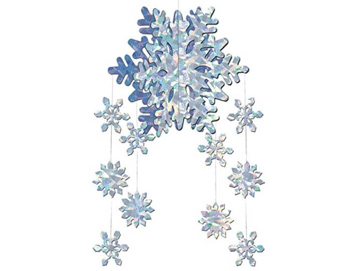 3-D Sneeuwvlok Mobiel