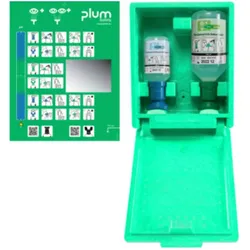 Plum, Erste Hilfe Set, Augennotfallstation Augenspül-Kombi-Station 4789 (Erste Hilfe Set Zubehör)