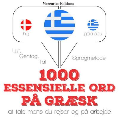 1000 essentielle ord på græsk - JM Gardner, Audio, 9782821128224