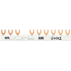 AEG BA-G 3/10/10 FI - Gabel PS 3P, 10mm2, 10 Kontakte 3P, 10mm2, 10 Kontakte 4TQA650196R1012 BAG31010FI