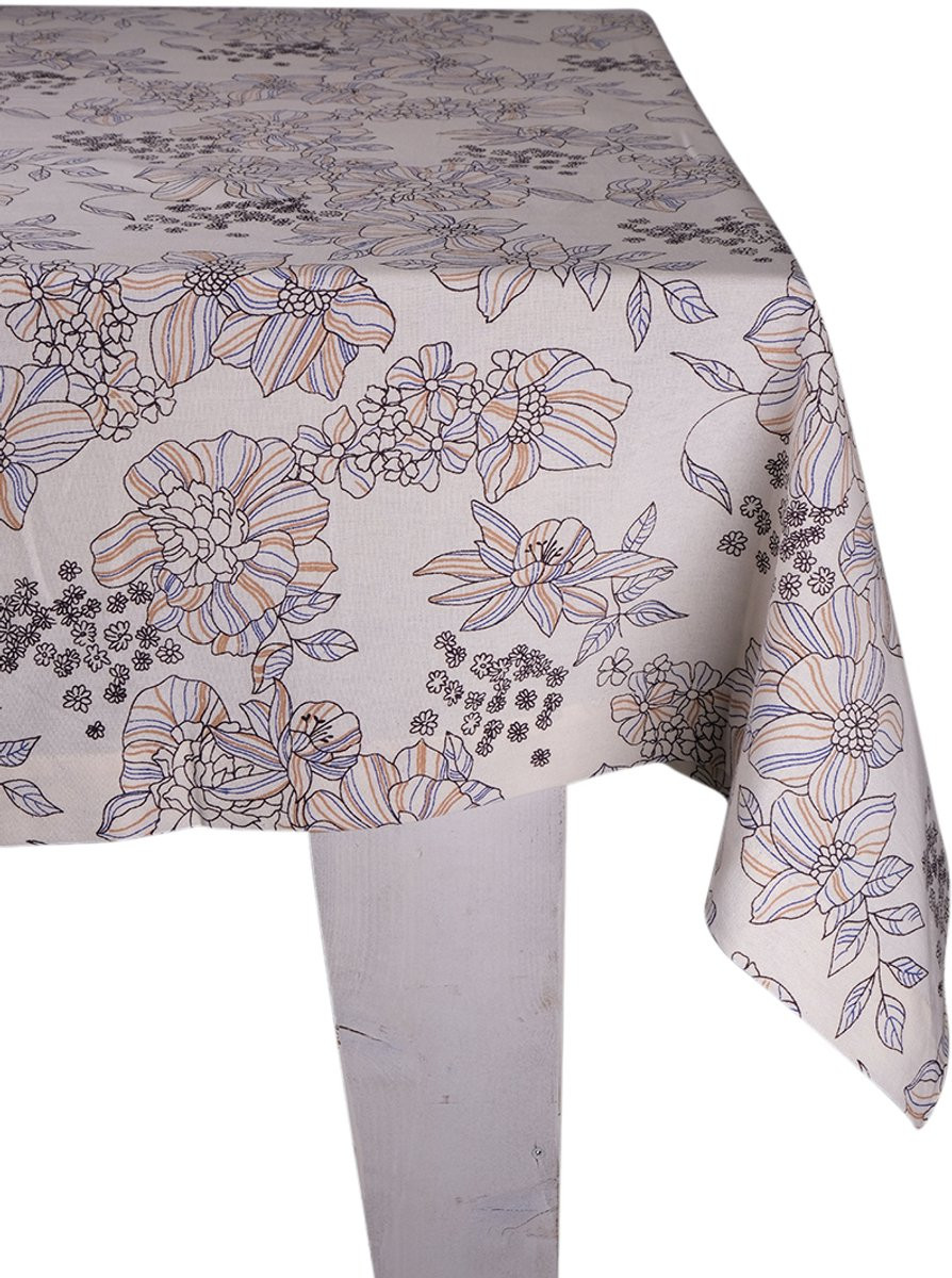 Lali Tafelkleed Textiel Blauw 140 x 230 cm