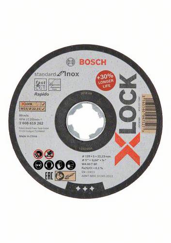 Bosch Accessories 2608619262 Trennscheibe gerade 125mm INOX
