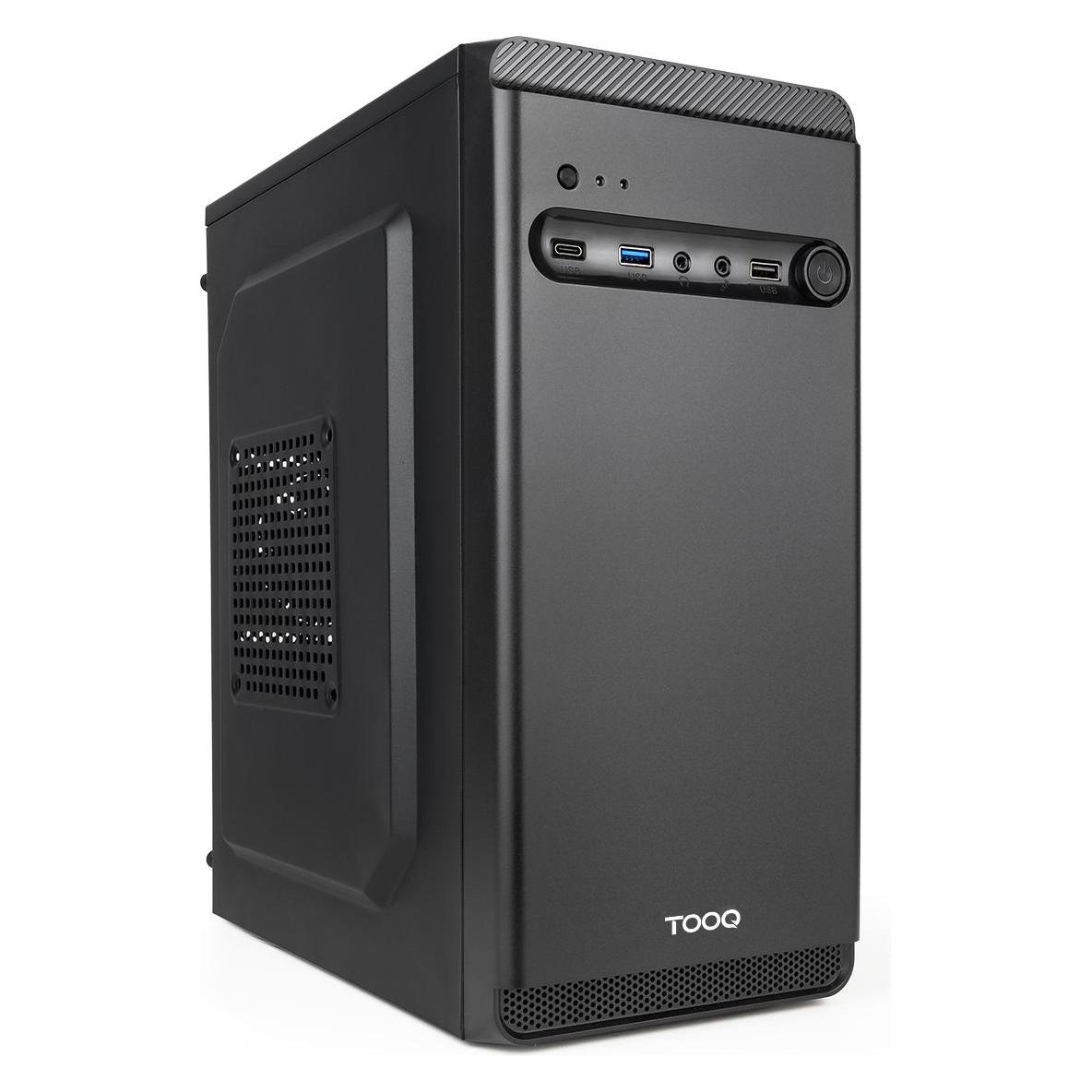 Tooq Technology Boitier Mini Tour Micro ATX TooQ TQC-4702-SP + Alimentation 500W (Noir) (mATX, Mini-ITX) (TQC-4702-SP)