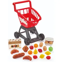 Ecoiffier Einkaufswagen mit Spiel-Lebensmitteln