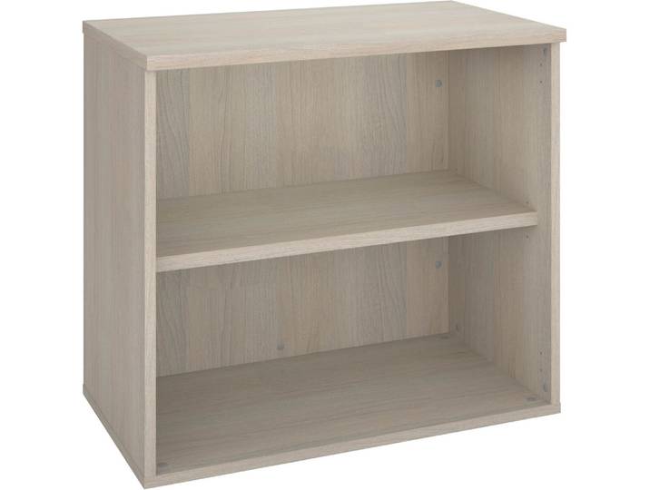 Bibliothèque basse ECLA H 73 x L 80 cm bois finition chêne gris - Bibliothèques - Bruneau
