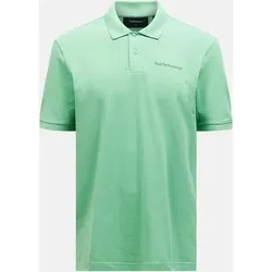 PEAK PERFORMANCE Herren Polo M Original Polo-PEPPERMINT, Größe L in Grün Grün