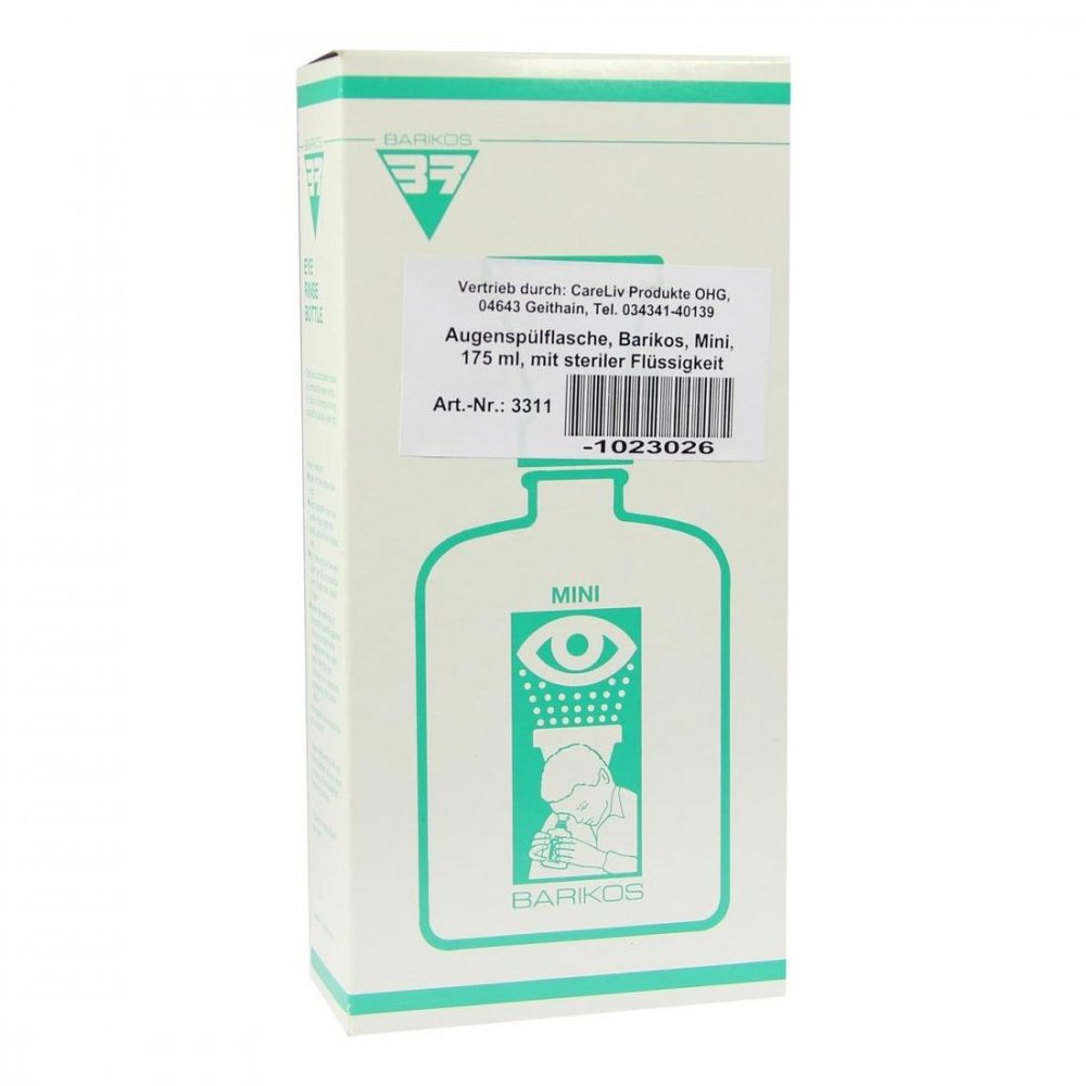 Careliv Produkte OHG Augenspülflasche Barikos mit ster.Flüssigkeit 01023026