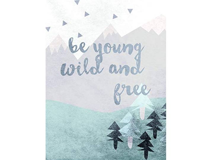 Komar Wandbild Wild and Free Poster, Bild, Wohnzimmer, Schlafzimmer, Dekoration, Kunstdruck ohne Rahmen P105C-30x40 Größe: 30 x 40 cm (Breite x Höhe)