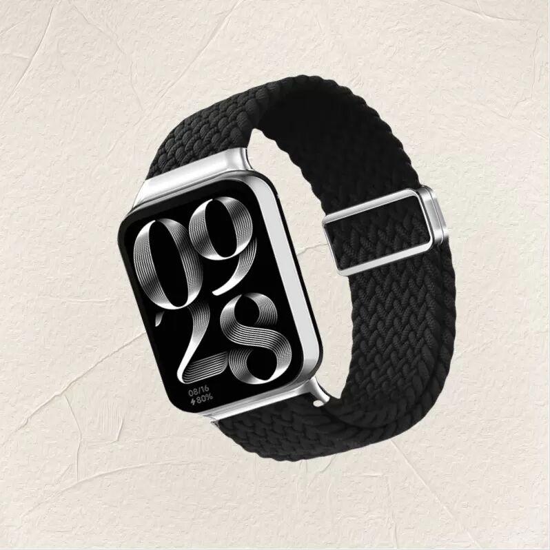 INF Xiaomi Smart Band Armband aus geflochtenem Nylon in Obsidianschwarz Xiaomi 4A-Typ - universell (CN3A75)