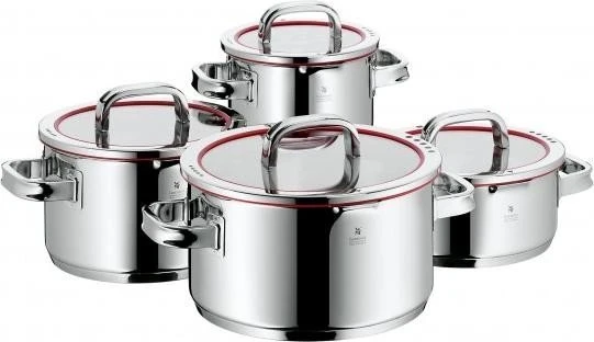 WMF 4er Set Töpfe FUNCTION rot 760046380
