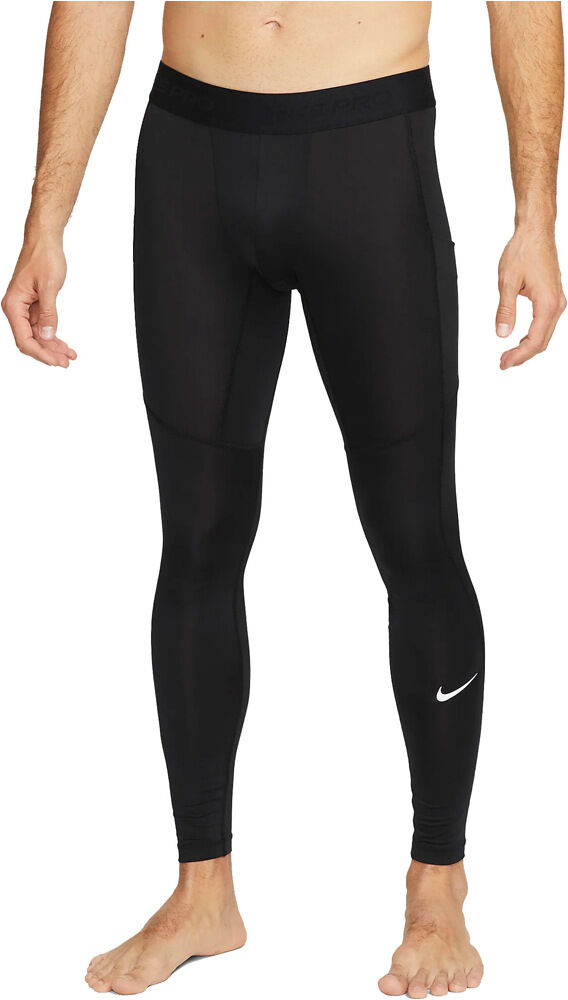 Nike dri-fit pro mallas largas fitness hombre Negro (L)