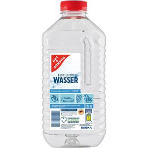 Gut&Günstig Destilliertes-Wasser, entmineralisiert, Kanister, 2 Liter