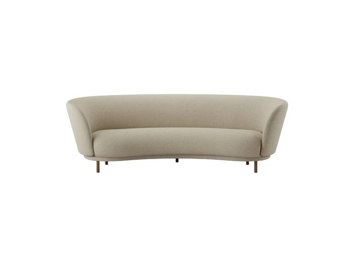 Massproductions Dandy 3-Sitzer Sofa Walnut-Ecriture 240
