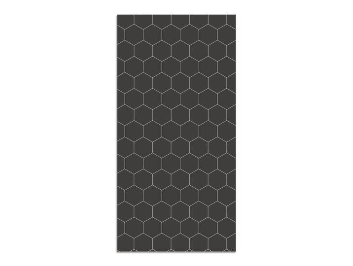 Tapis vinyle mosaïque hexagones gris 140x200cm