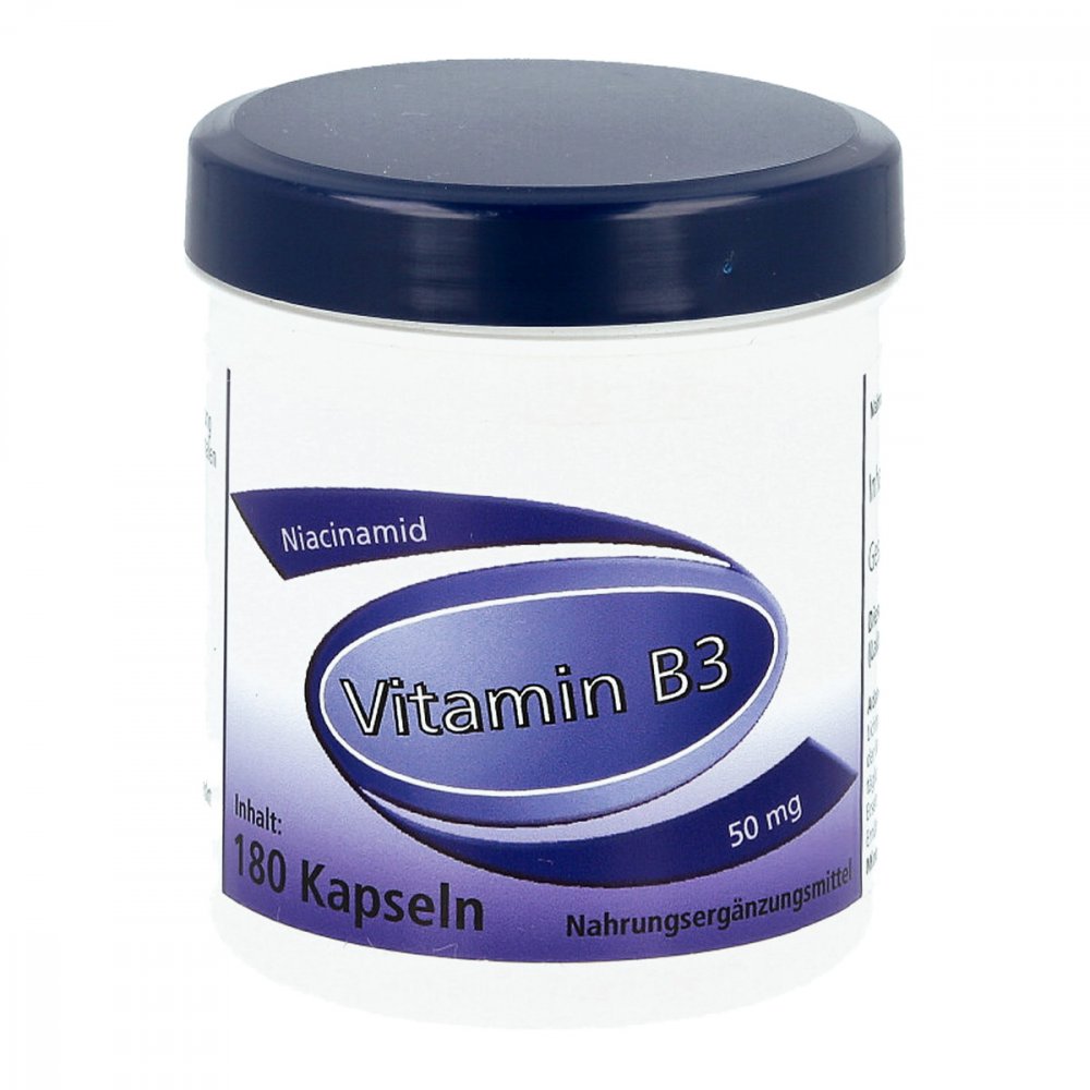 Adana Pharma GmbH Vitamin B3 Niacinamid 50 mg Gerimed Kapseln 04698552