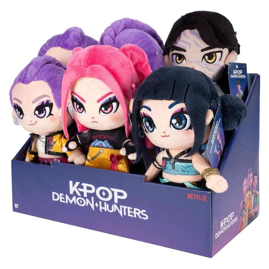 Jazwares Kpop Demon Hunter 6pz Peluche 20cm Assortment (20.50 cm) (66090)
