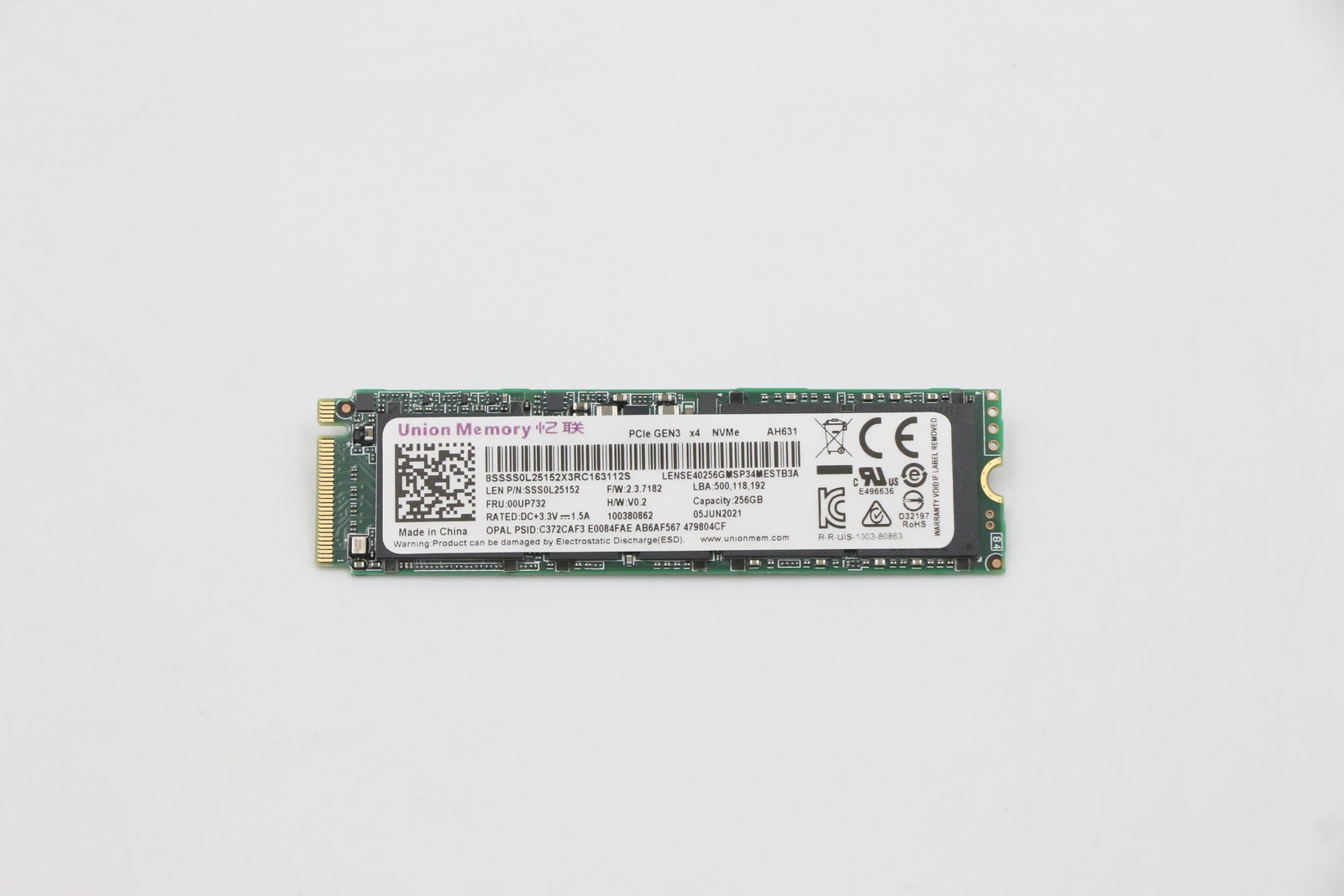 Lenovo 256GB PCIe 3.0 x4 SSD