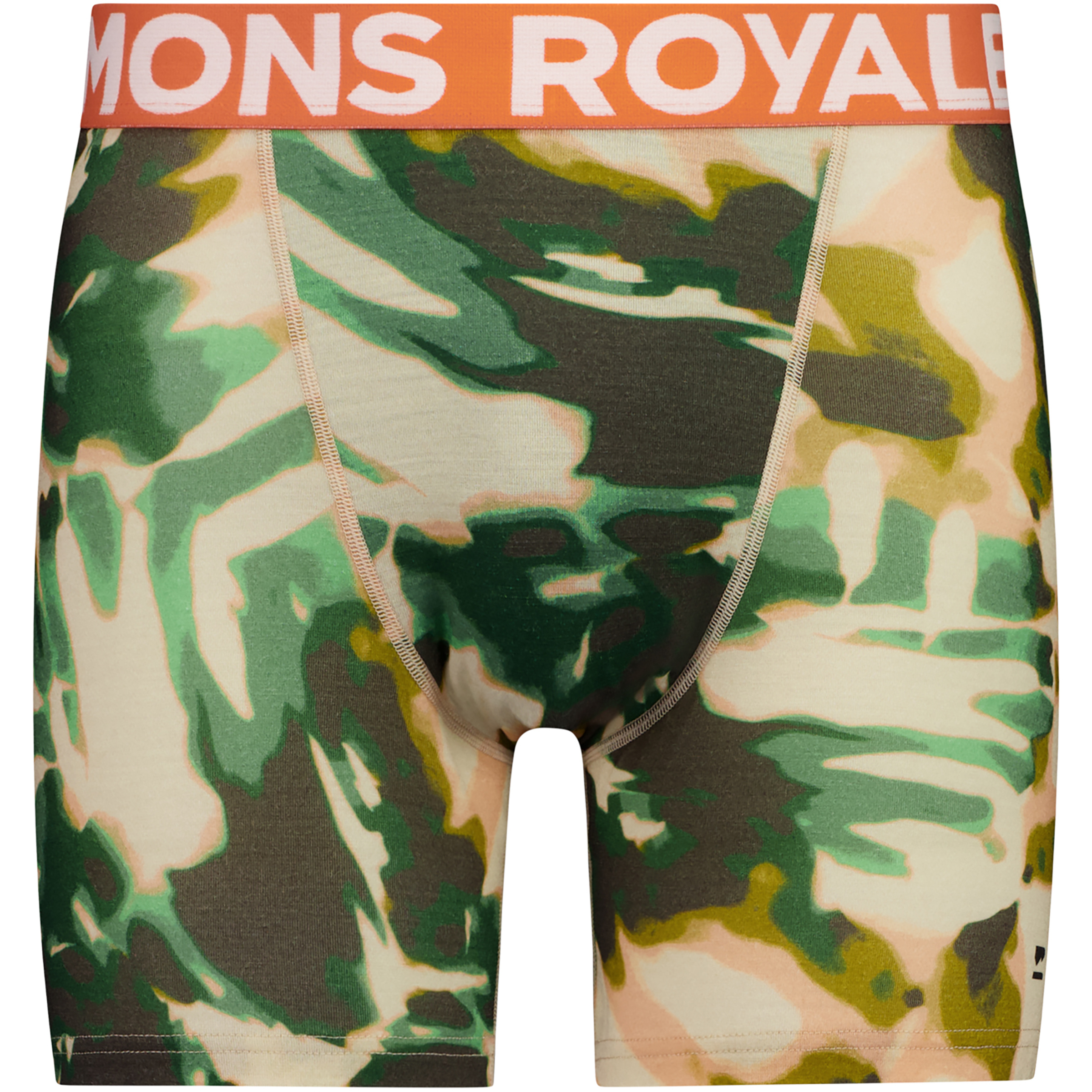 Mons Royale Hold 'em Boxer Herren Kurze Unterhose gruen Größe L Elastisch Merinowolle