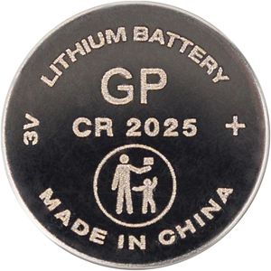 GP Knopfzelle Batteries CR2025, 160 mAh, Lithium, 500 Stück