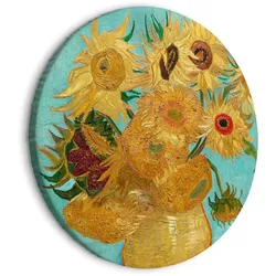 RUNDES BILD Bunt 40/40 cm