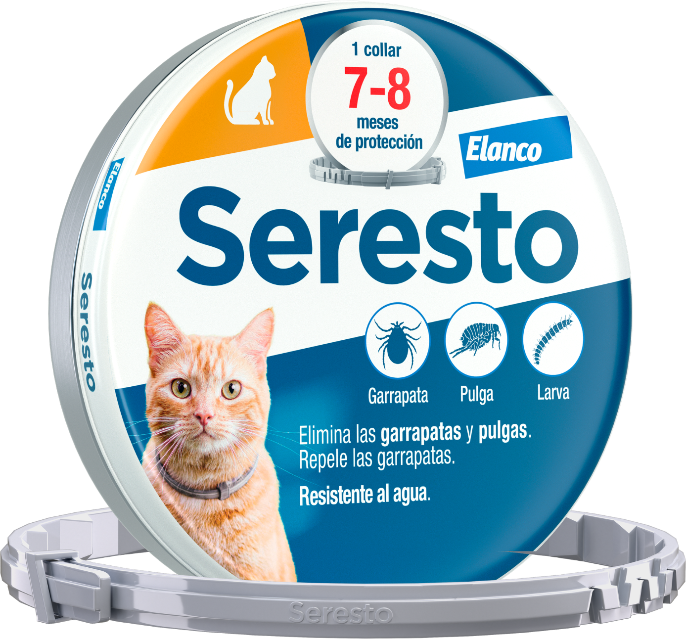 Collar Antiparasitario Seresto para Gatos 3 unidades