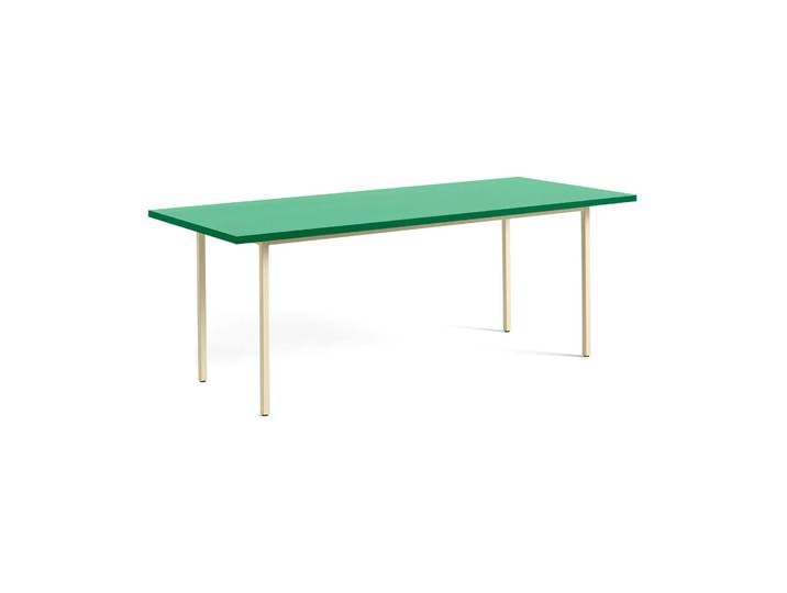 HAY Two-Colour Esstisch 90x200 cm Ivory-green mint