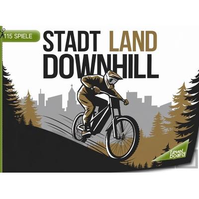 Stadt, Land, Downhill - 115 Spielblöcke, Taschenbuch von LevelBoard Spiele, LevelBoard Spiele, 978-3-693-19791-2