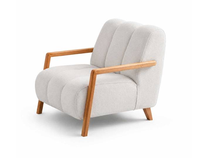 Xlmoebel Loungesessel Eleganter weißer Polstersessel für das moderne Wohnzimmer (1-St., Weißer Loungesessel), Made in Europa