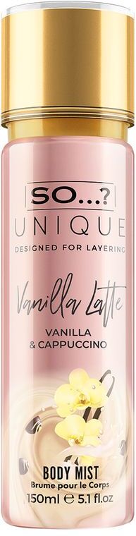 SO...? Unique Body Mist Vanilla Latte 150 ML